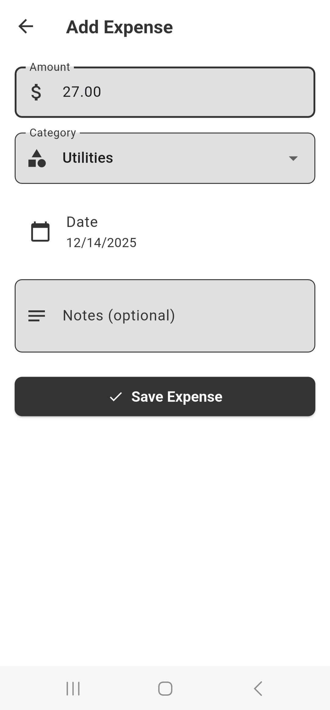 Fast, structured transaction entry